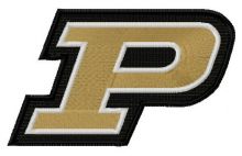 Purdue Boilermakers logo 2 embroidery design