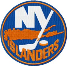 New York Islanders Logo embroidery design