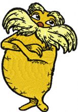 Lorax 3 embroidery design