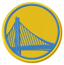 Golden State Warriors logo 2 embroidery design