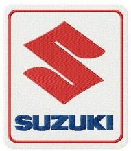 Suzuki logo 2 embroidery design