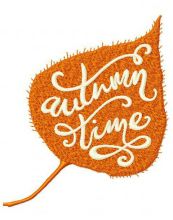 Autumn sale embroidery design