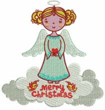 Christmas Angel 2  embroidery design