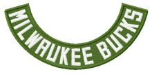 Milwaukee Bucks logo 5 embroidery design