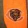 Chicago Bears logo design on towel embroidered