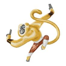 Master Monkey embroidery design