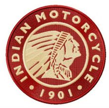 Indian Motocycle Manufacturing Company logo embroidery design