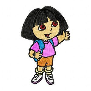 Dora the Explorer embroidery design