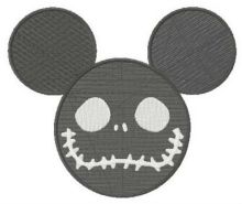 Mickey Mouse Halloween horror embroidery design