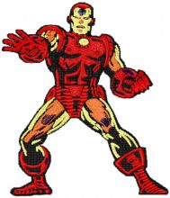 Iron Man 1  embroidery design