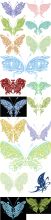 Fantastic Butterflies Collection 18 Designs embroidery design