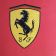 Ferrari Logo design on pillowcase embroidered