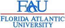 Florida Atlantic University logo embroidery design