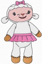 Lambie embroidery design