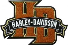 Harley Davidson Urban logo embroidery design