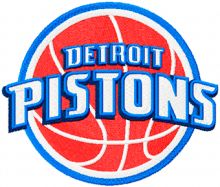 Detroit Pistons Primary Logo embroidery design