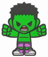 Teen Hulk embroidery design