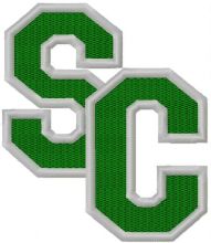 Swift Current Broncos logo 4 embroidery design