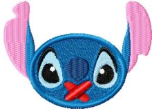Stitch Smile Don't Talk embroidery design