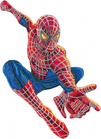 Spider-Man 1 machine embroidery design