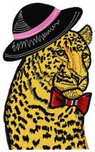 Stylish Cheetah Tales embroidery design