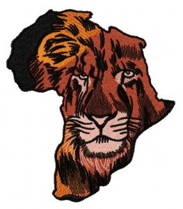 Africa 3 embroidery design