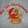 Winnie Pooh Before Christmas machine design embroidered