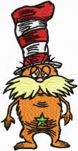 Dr. Seuss Lorax 2 embroidery design