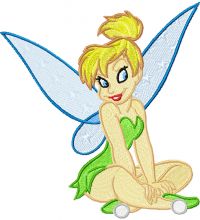 Tinkerbell 4 embroidery design