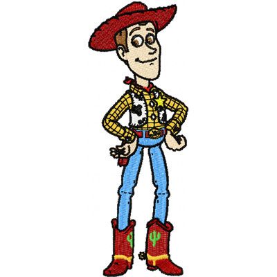 Woody 1 machine embroidery design