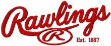 Rawlings logo embroidery design