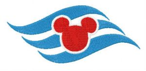 Disney Cruise Line logo embroidery design