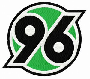 Hannover 96 logo embroidery design