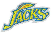 Jacks logo embroidery design