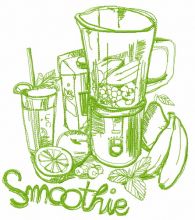 Smoothie 2 embroidery design