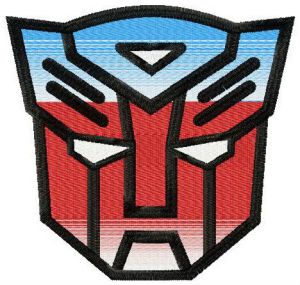 Transformers logo 2 embroidery design