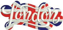 London 2 embroidery design