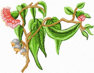 Gumnut Flowers 1 embroidery design