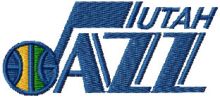 Utah Jazz Logo embroidery design