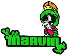 Marvin  embroidery design