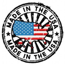 Made in the USA 2 embroidery design
