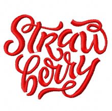 Strawberry 2 embroidery design