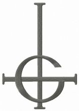 Ghost BC Grucifix Symbol Band embroidery design