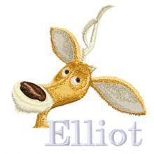 Elliot embroidery design