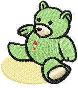 Bear Toy embroidery design