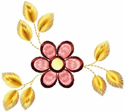 Free flower embroidery design 55
