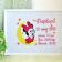 Minnie Mouse and moon design embroidered