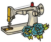Singer sewing machine 2 embroidery design
