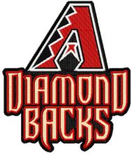 Arizona Diamondbacks alternative Logo embroidery design