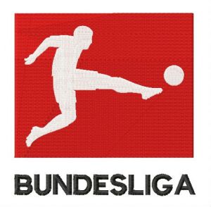 Bundesliga logo embroidery design